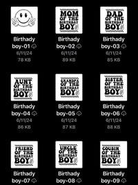 Image 1 of Birthday Boy T-shirts For Kids