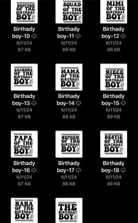 Image 2 of Birthday Boy T-shirts For Kids