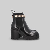 Image 1 of Luxury Glossy Ankle Boots – Bold, Elegant, and Statement-Making