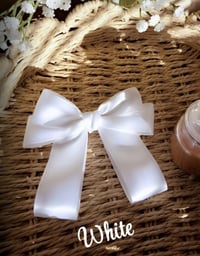 Image 1 of Satin loopy tail bow