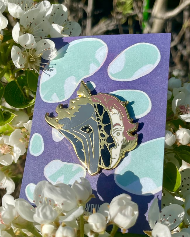 [ Arcane ] Hollowed Out Enamel Pin