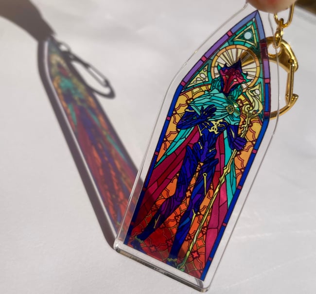 [ Arcane ] Stained Glass Herald Charm