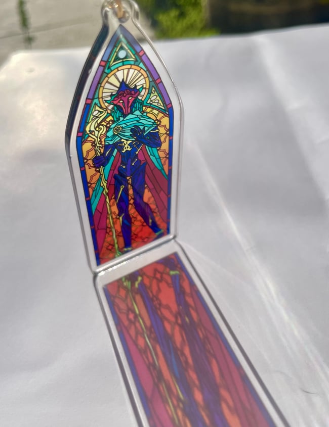 [ Arcane ] Stained Glass Herald Charm