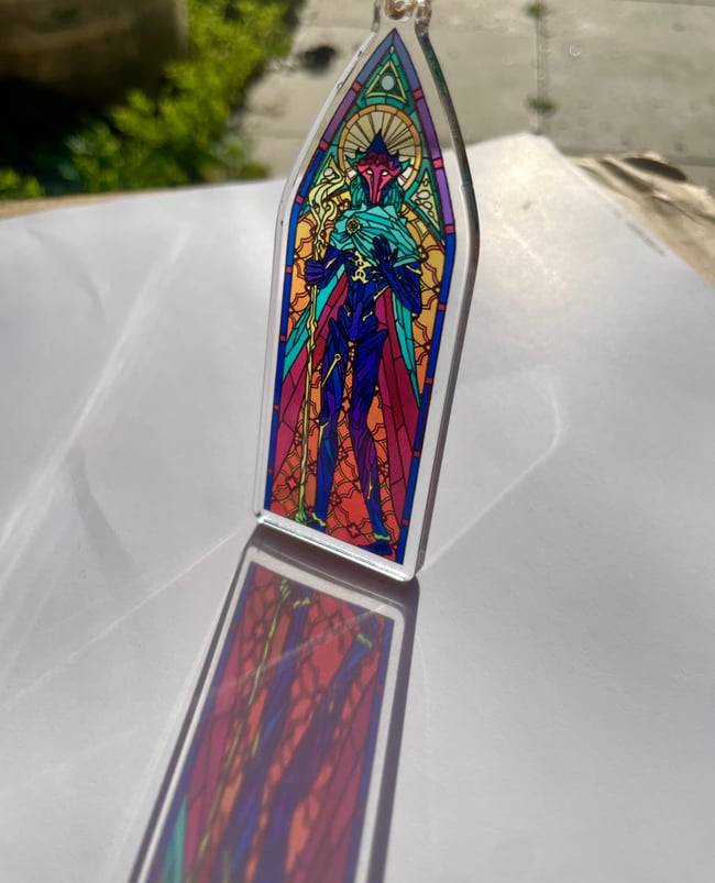 [ Arcane ] Stained Glass Herald Charm
