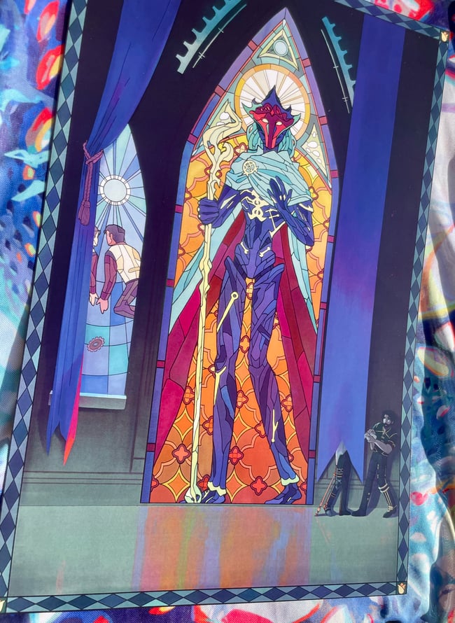 [ Arcane ] Stained Glass Herald Print