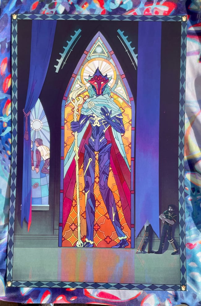 [ Arcane ] Stained Glass Herald Print