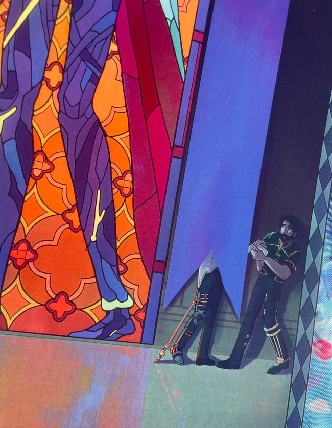 [ Arcane ] Stained Glass Herald Print