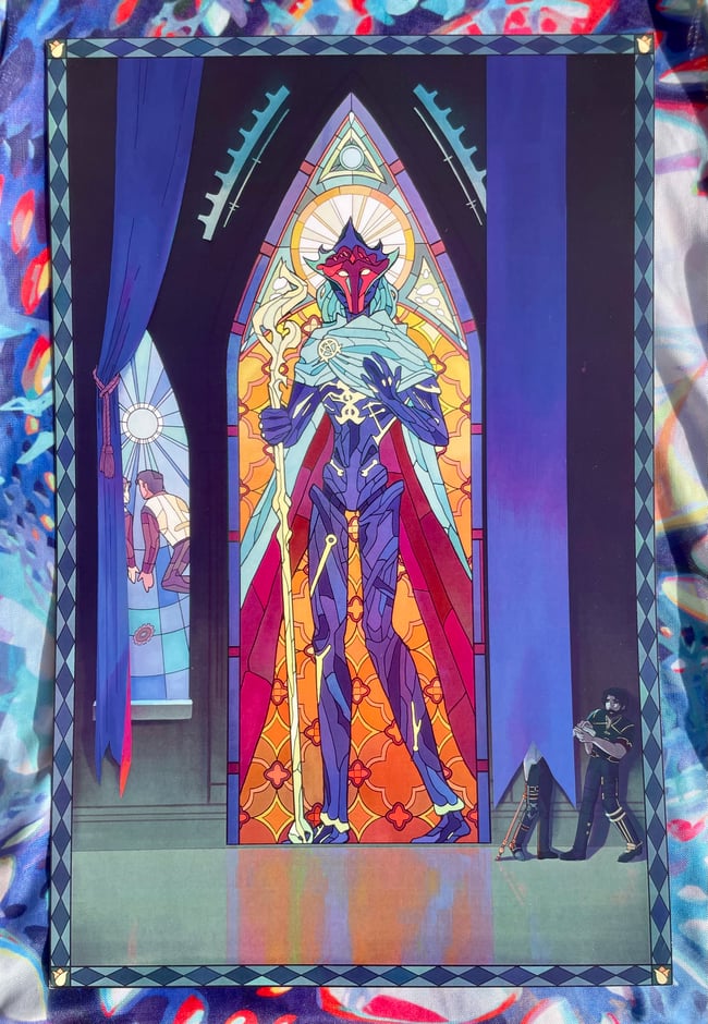 [ Arcane ] Stained Glass Herald Print