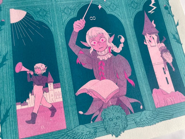 [ Dungeon Meshi ] Thistle Triptych Riso