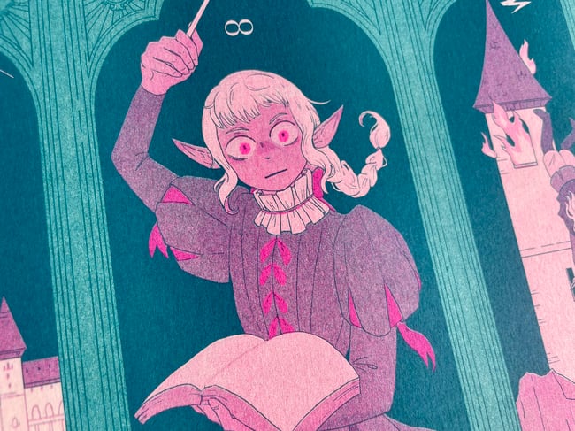 [ Dungeon Meshi ] Thistle Triptych Riso
