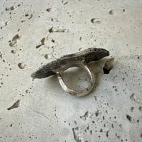 Image 5 of silver ring size 55