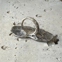 Image 4 of silver ring size 55