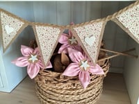 Image 1 of #32 Rustic Bunting - 10 flags *Flat rate $15.50 postage*