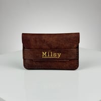 Image 1 of Milsy Coin Wallet - Tobacco 