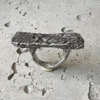 Image 4 of silver ring size 51