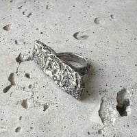 Image 2 of silver ring size 51