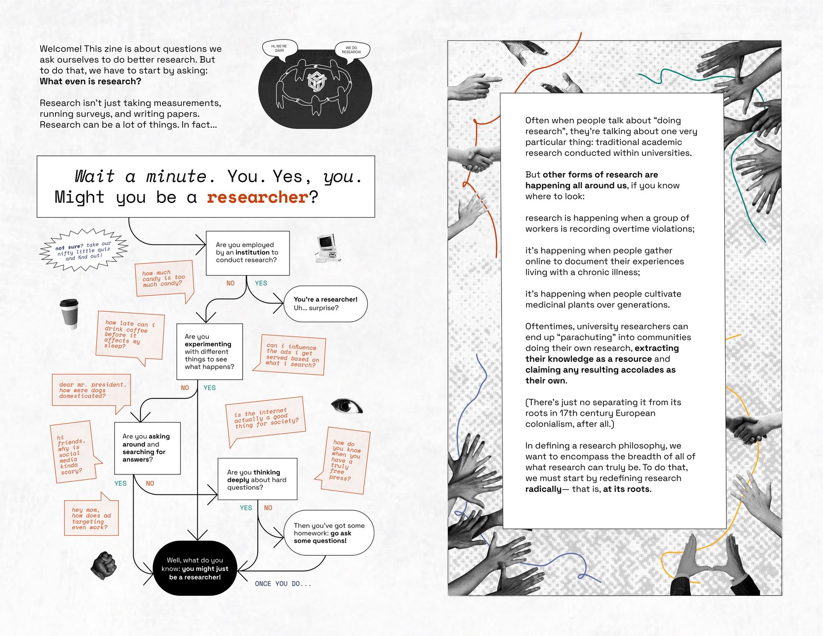 The Research Philosophy Zine | The DAIR Store