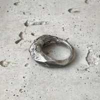 Image 5 of silver ring size 52