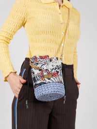 Image 3 of Bolso Joya Manga azul
