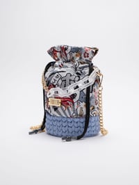 Image 5 of Bolso Joya Manga azul