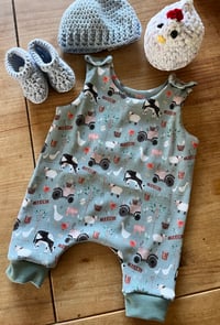 Farmyard Baby Romper 0-3 months 