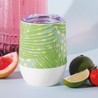 Image 1 of Cygen Divine Designs Botanical 12 oz. Wine Tumbler