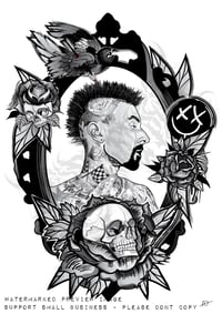 Image 1 of Travis Barker Art Print