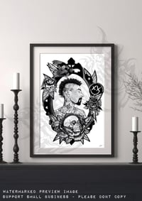 Image 2 of Travis Barker Art Print