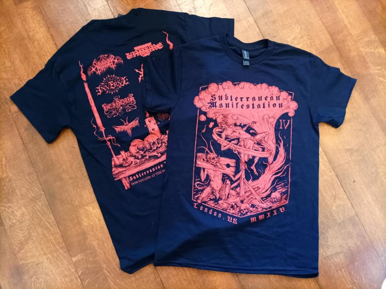 **CLEARANCE** SUBTERRANEAN MANIFESTATION IV. OFFICIAL T-SHIRT