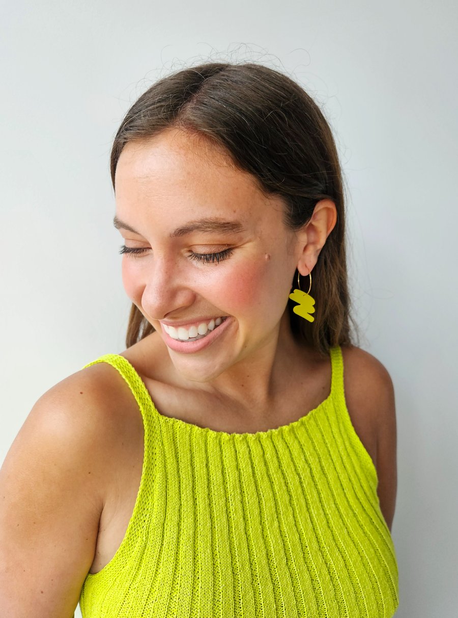 Image of Pendientes TXIMIST - Amarillo