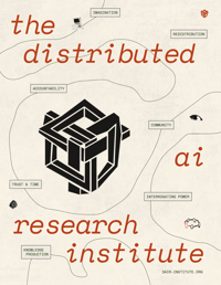 Image 2 of The Distributed AI Research Institute 8.5 x 11 Print