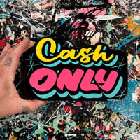 Cash Only- Wood Cutout