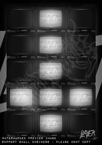 Image 1 of Slayer TV Cross Art Print