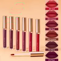 Image 1 of Matte lip gloss 6pcs sets,  red lipglosses 