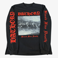 Image 1 of Bathory Blood Fire Death Longsleeve 
