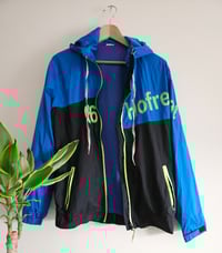 Image 1 of Vintage unisex hooded tracksuit top windbreaker 