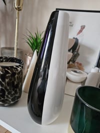 Image 4 of Pre loved retro black and white vase 