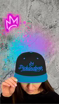 Image 2 of Snapback Hat Azzurro