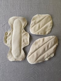 Image 1 of Linen Pad Sampler in Undyed Natural Flax