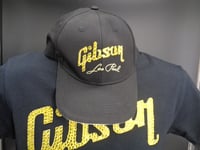 Image 1 of Gibson (Yellow logo) Les Paul Black baseball cap