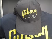Image 7 of Gibson (Yellow logo) Les Paul Black baseball cap