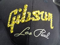 Image 3 of Gibson (Yellow logo) Les Paul Black baseball cap