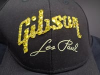Image 4 of Gibson (Yellow logo) Les Paul Black baseball cap