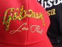Image 5 of Gibson (yellow logo) Les Paul Red baseball cap