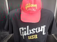 Image 6 of Gibson (yellow logo) Les Paul Red baseball cap