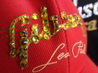 Image 7 of Gibson (yellow logo) Les Paul Red baseball cap