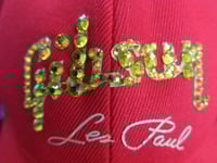 Image 8 of Gibson (yellow logo) Les Paul Red baseball cap