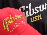 Image 9 of Gibson (yellow logo) Les Paul Red baseball cap