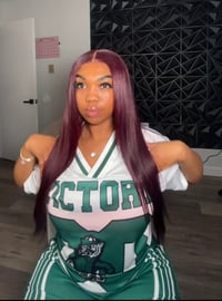 24” 7x5 Black Cherry Straight Wig (UNICE)