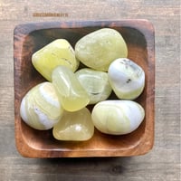 Image 2 of Lemon Calcite Tumbled Stone – For Confidence, Motivation & Solar Plexus Chakra Healing